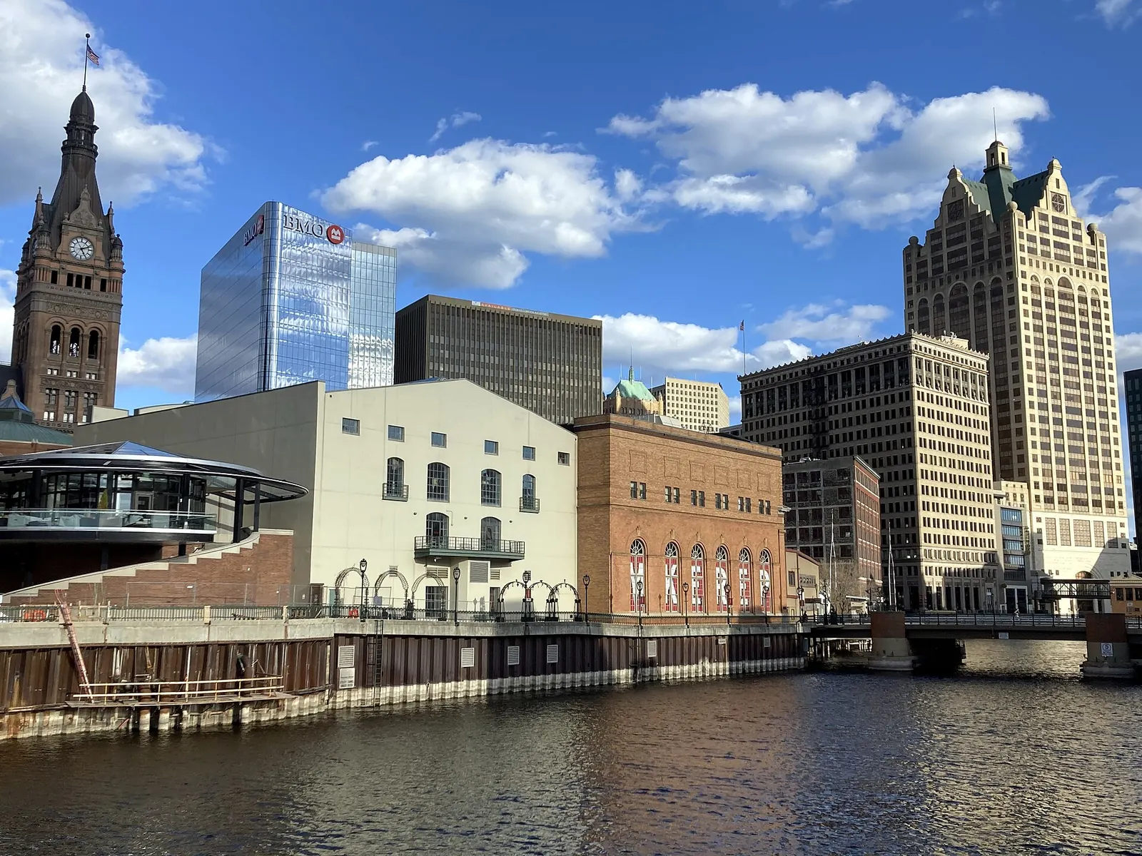 The Milwaukee, Wisconsin skyline